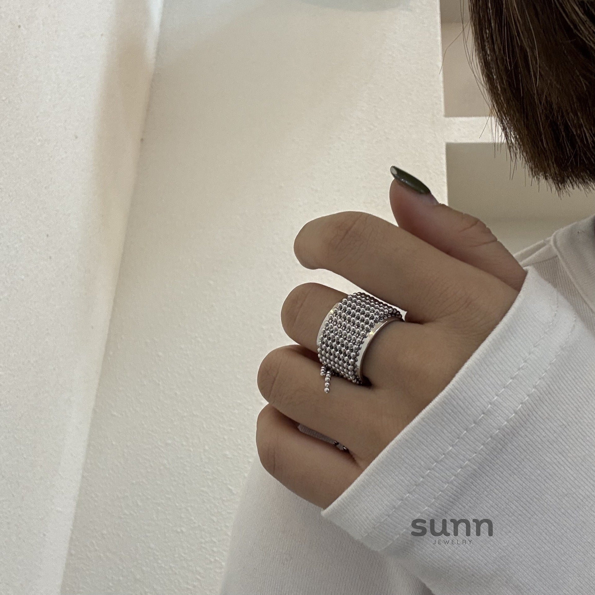 Kaiden Tassel Statement Ring [1XBZNPIT]