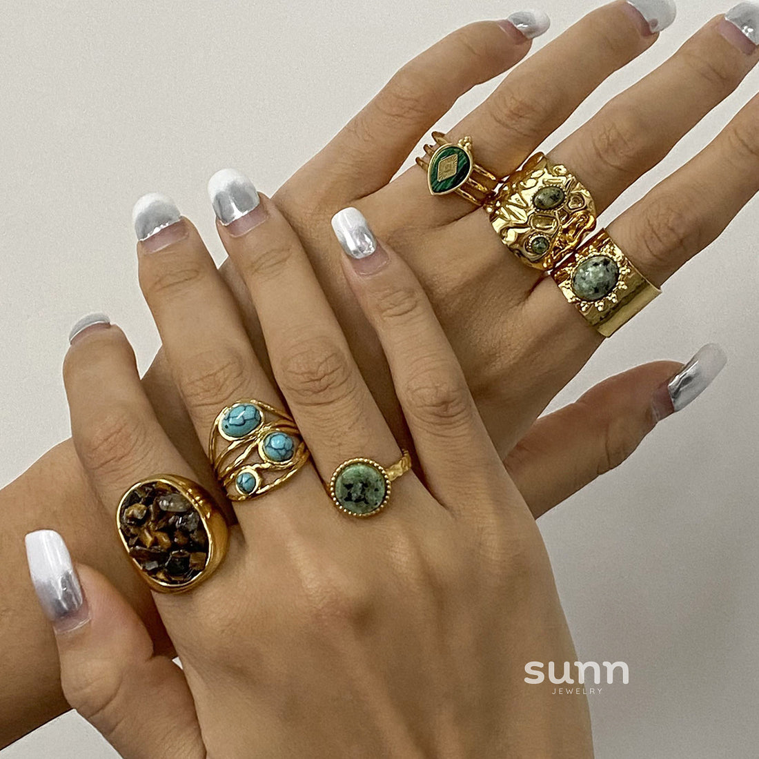 Kaislee Turquoise Statement Ring [976LA3DO]
