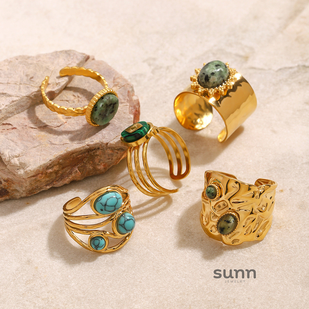 Kaislee Turquoise Statement Ring [0AHAMA8F]