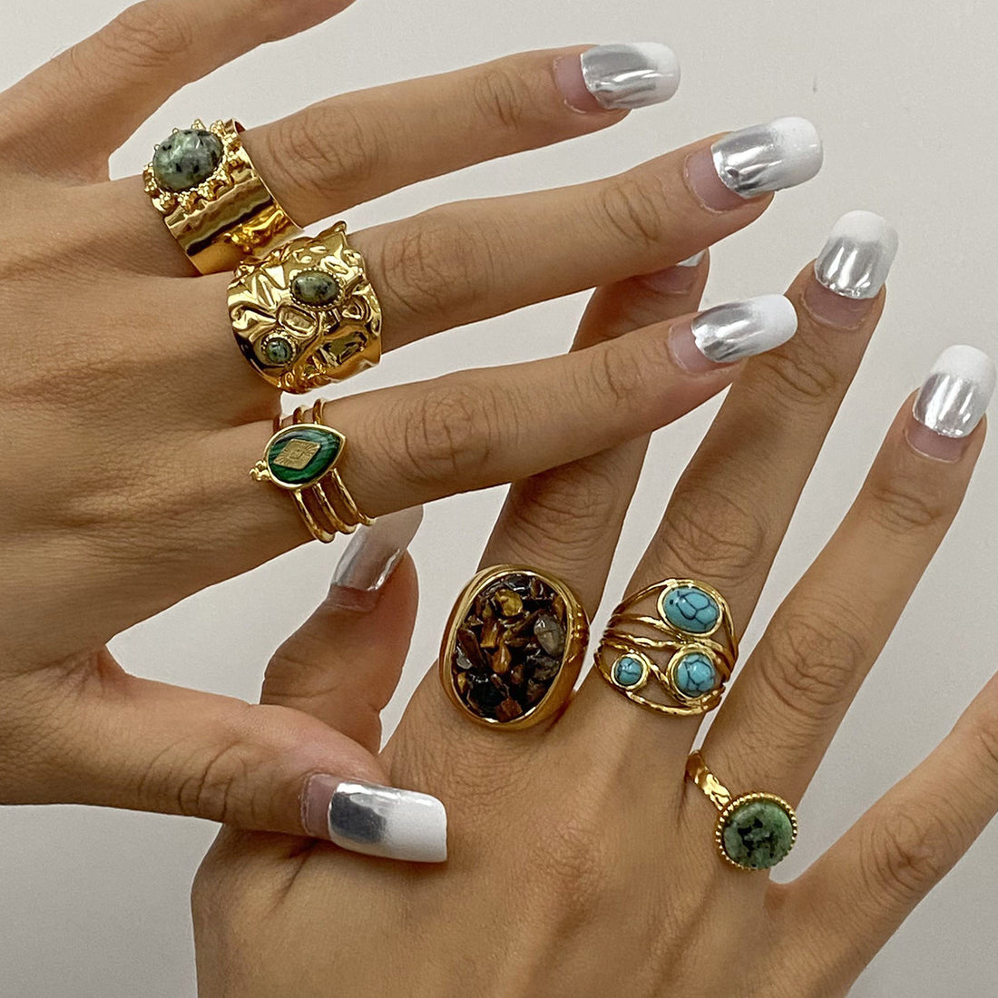 Kaislee Turquoise Statement Ring [976LA3DO]