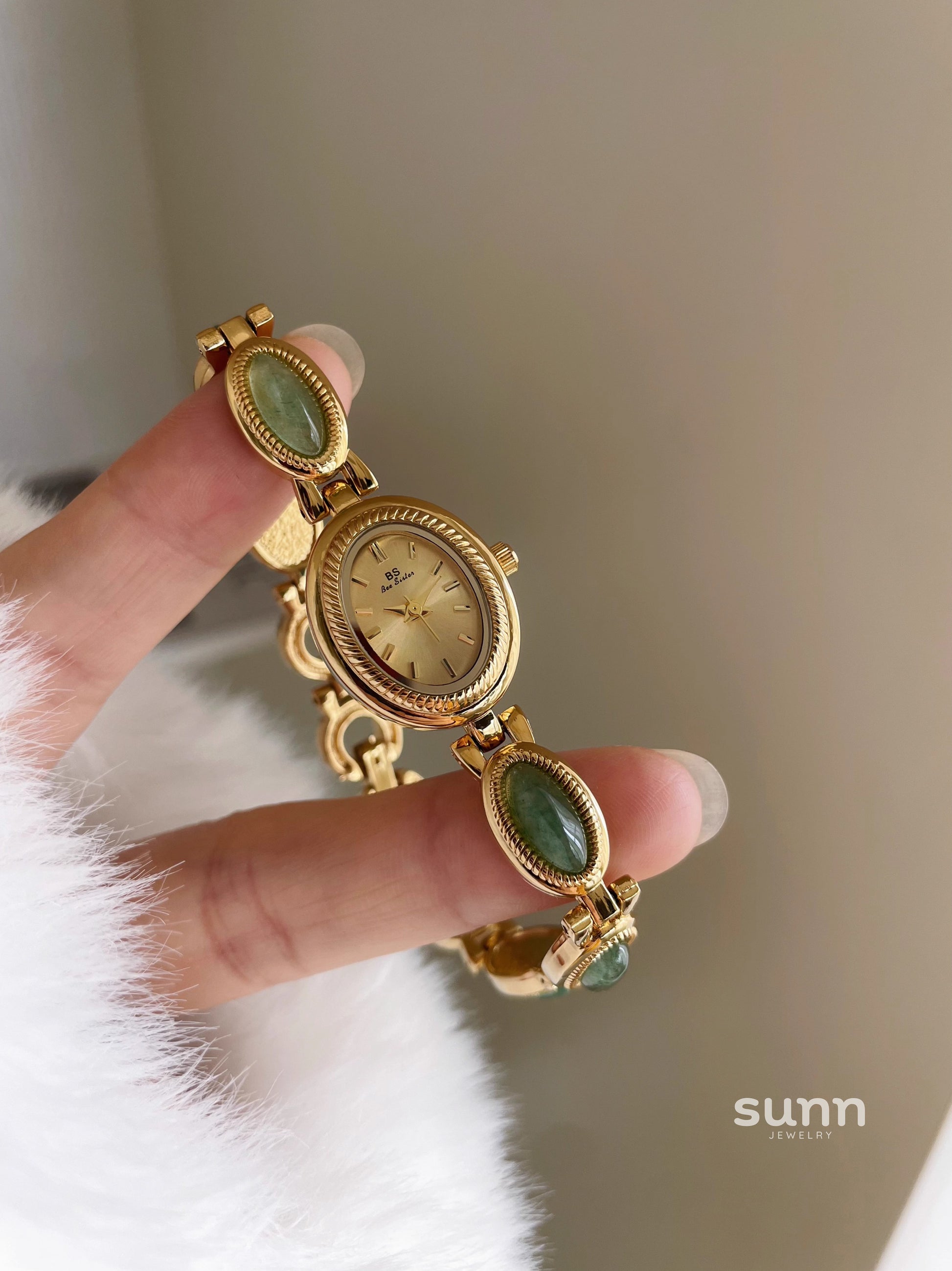 Kaizley Jade Bracelet Watch