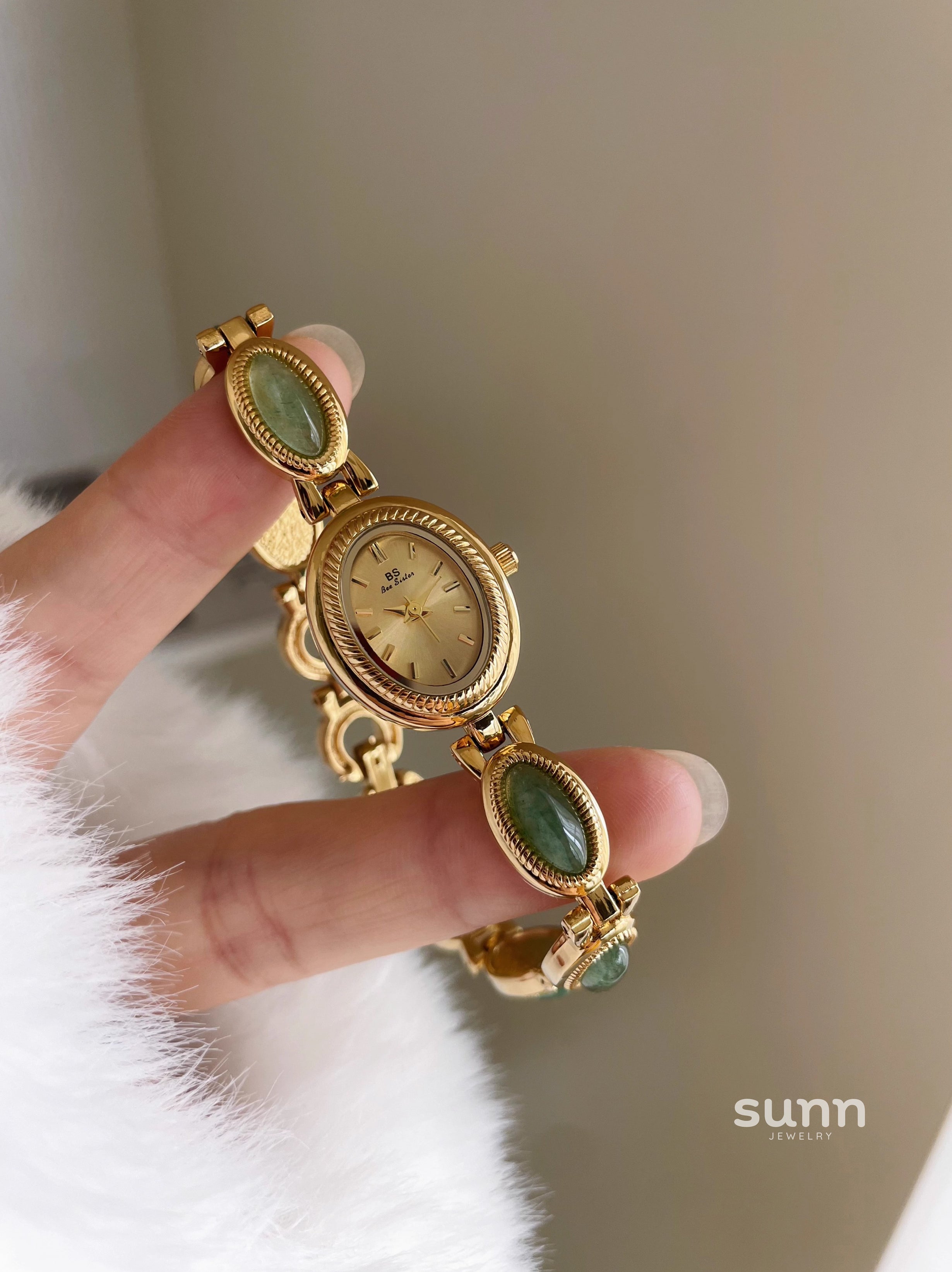 Kaizley Jade Bracelet Watch