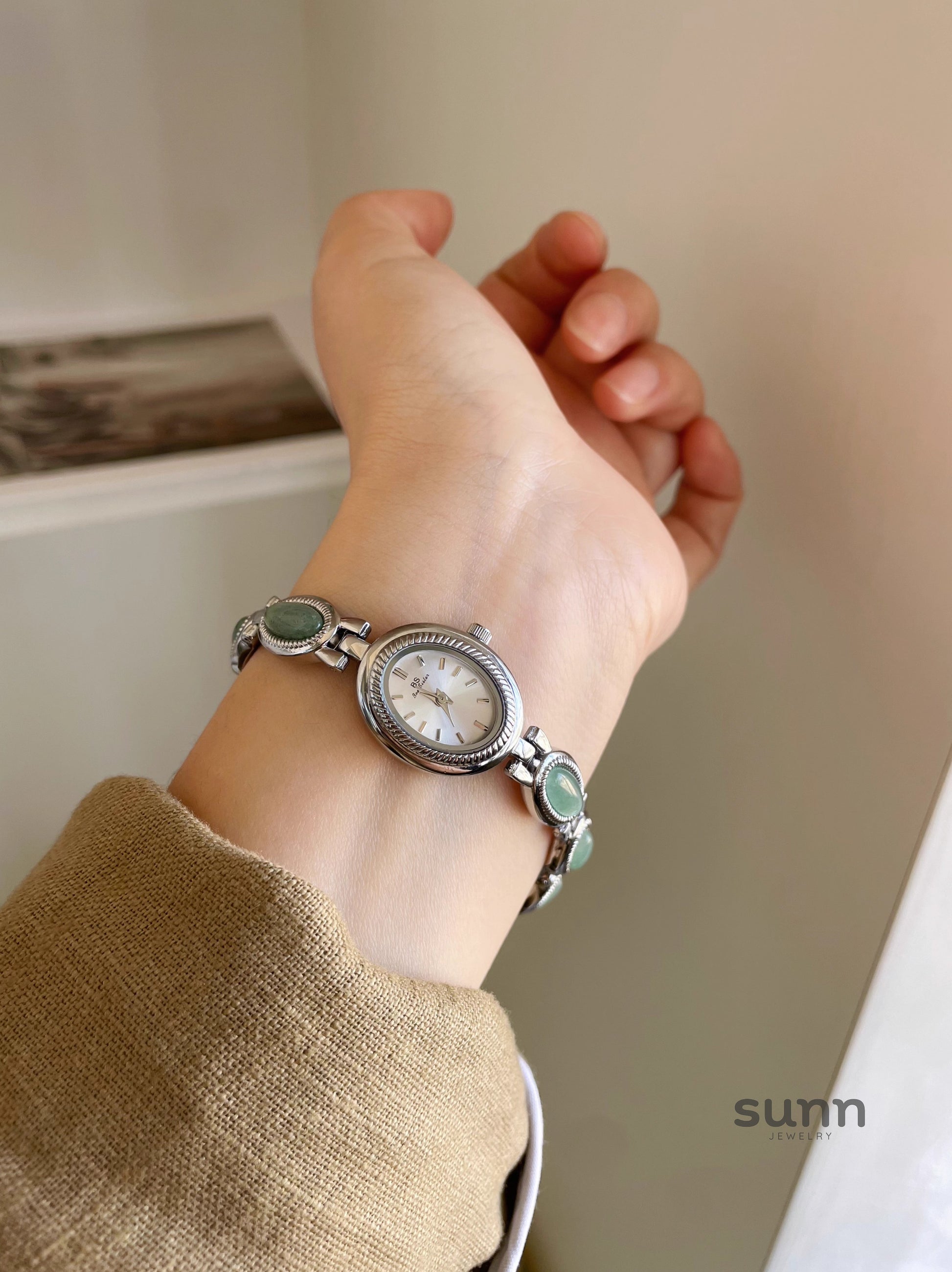 Kaizley Jade Bracelet Watch