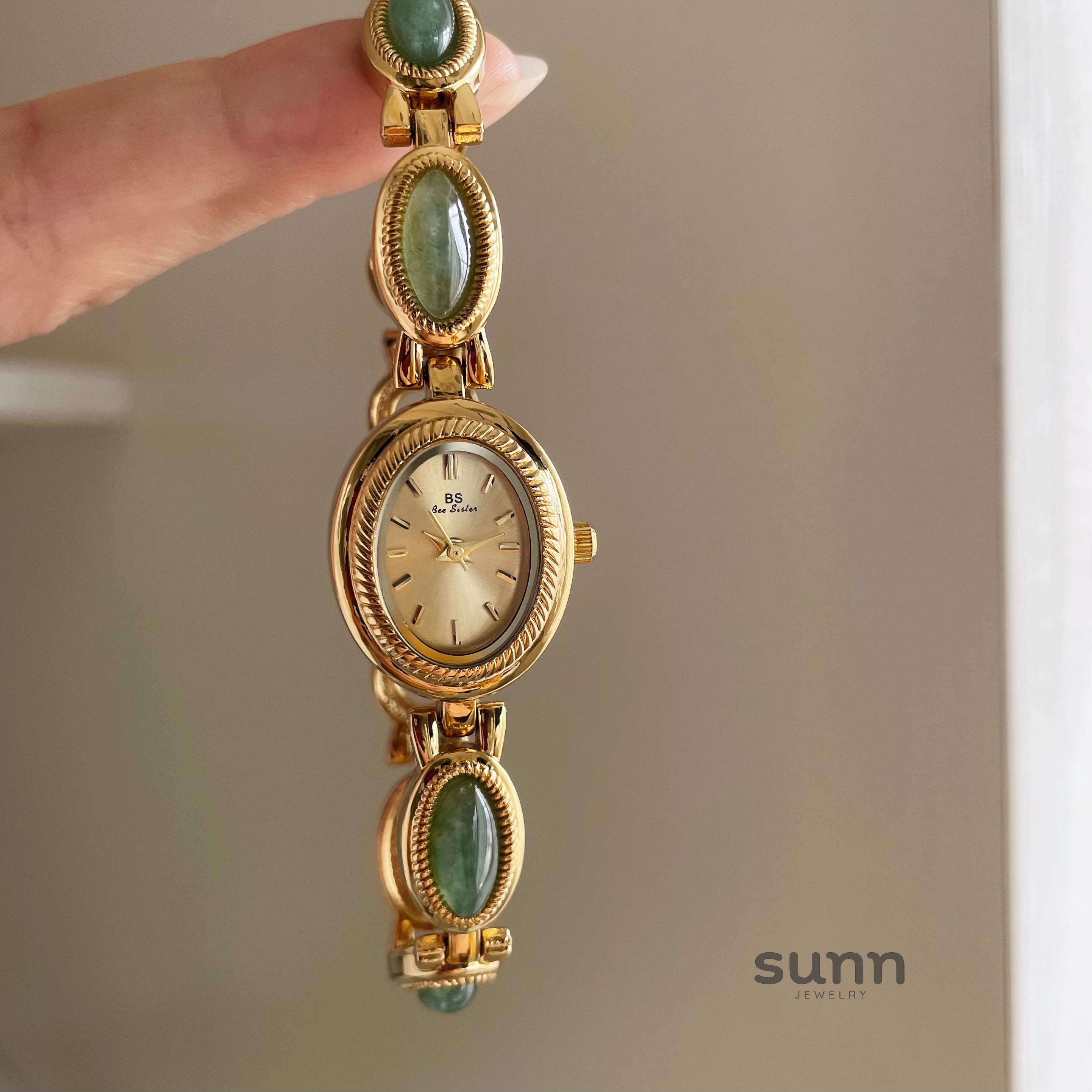 Kaizley Jade Bracelet Watch