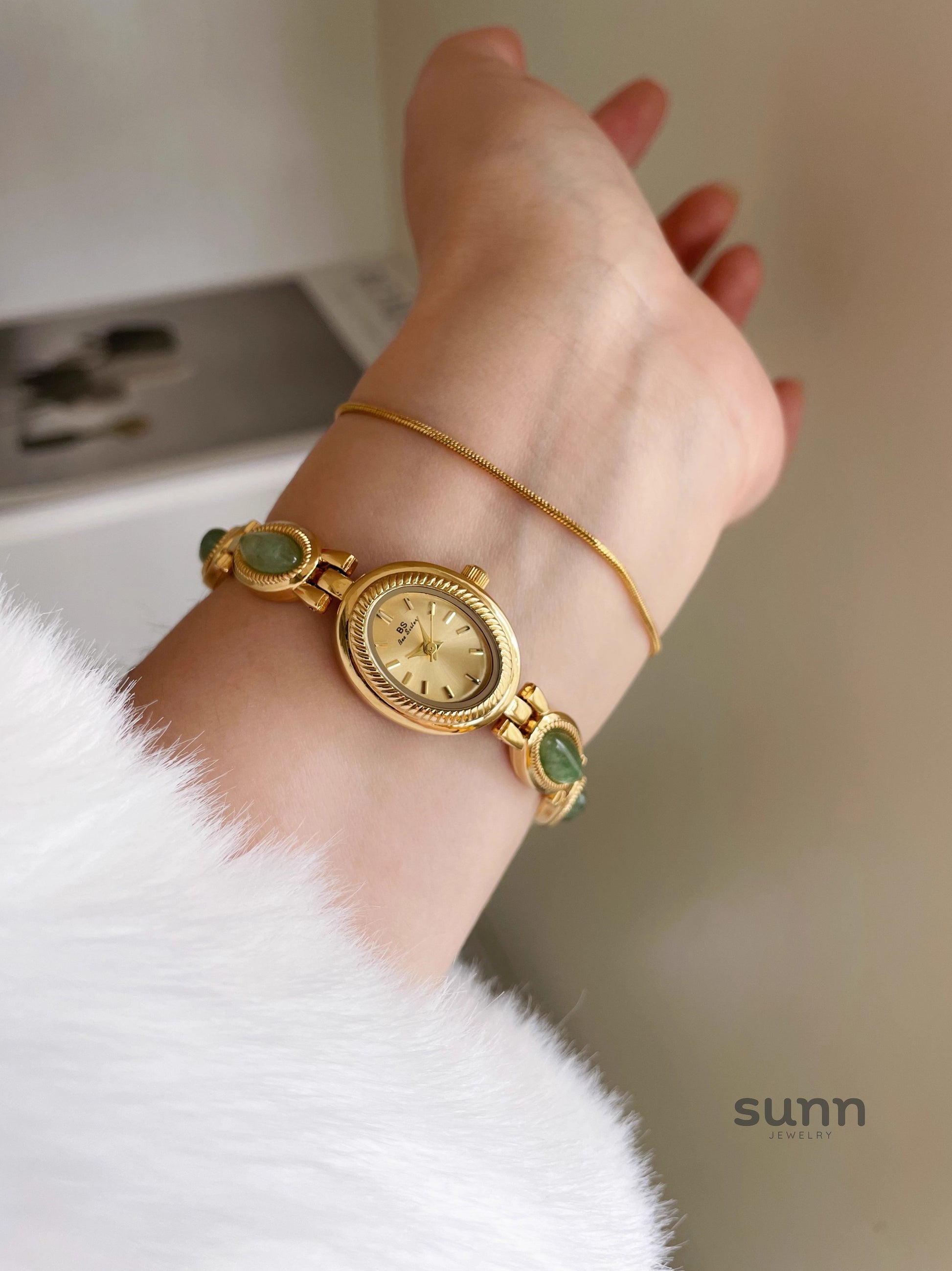 Kaizley Jade Bracelet Watch