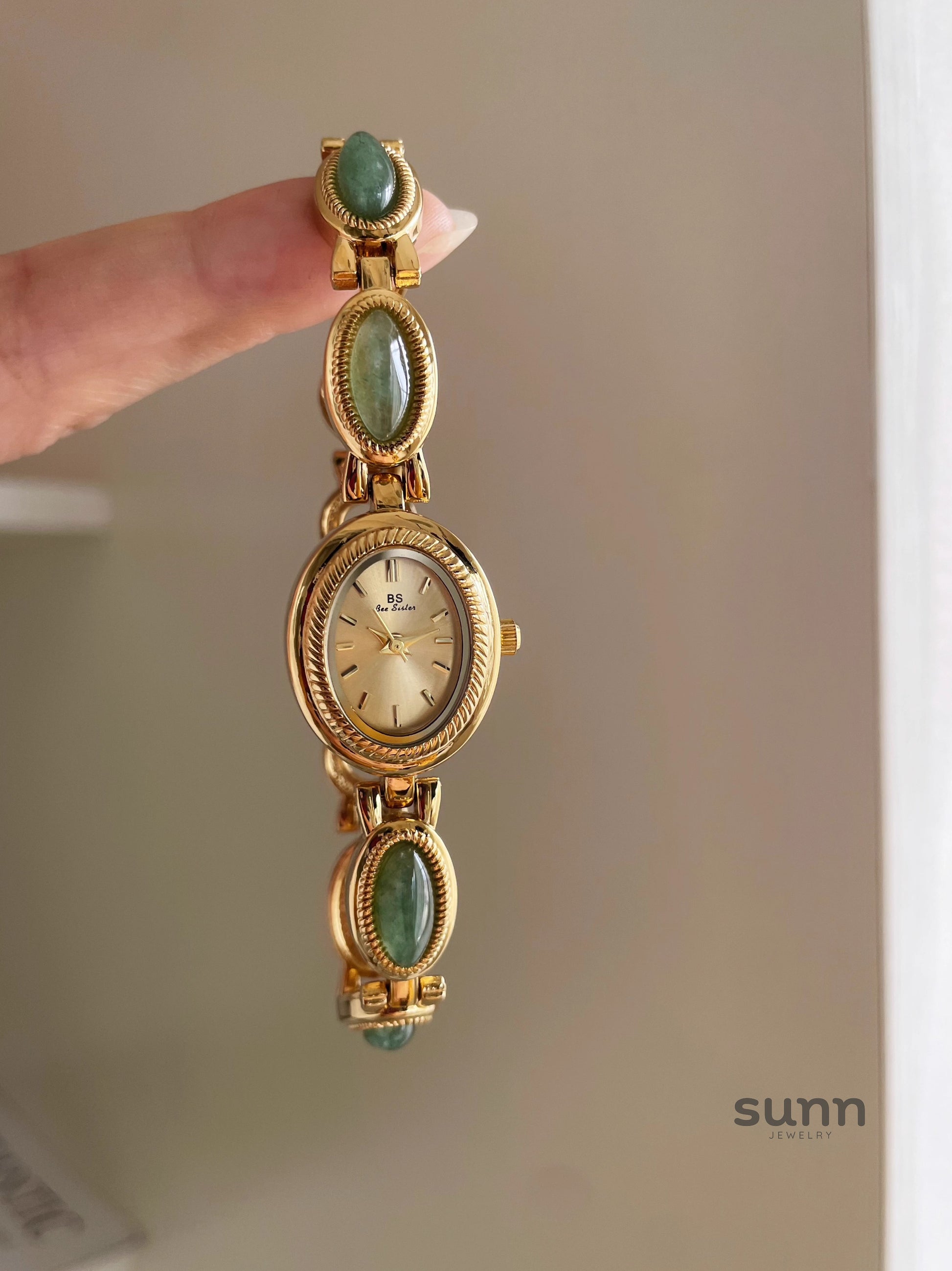 Kaizley Jade Bracelet Watch