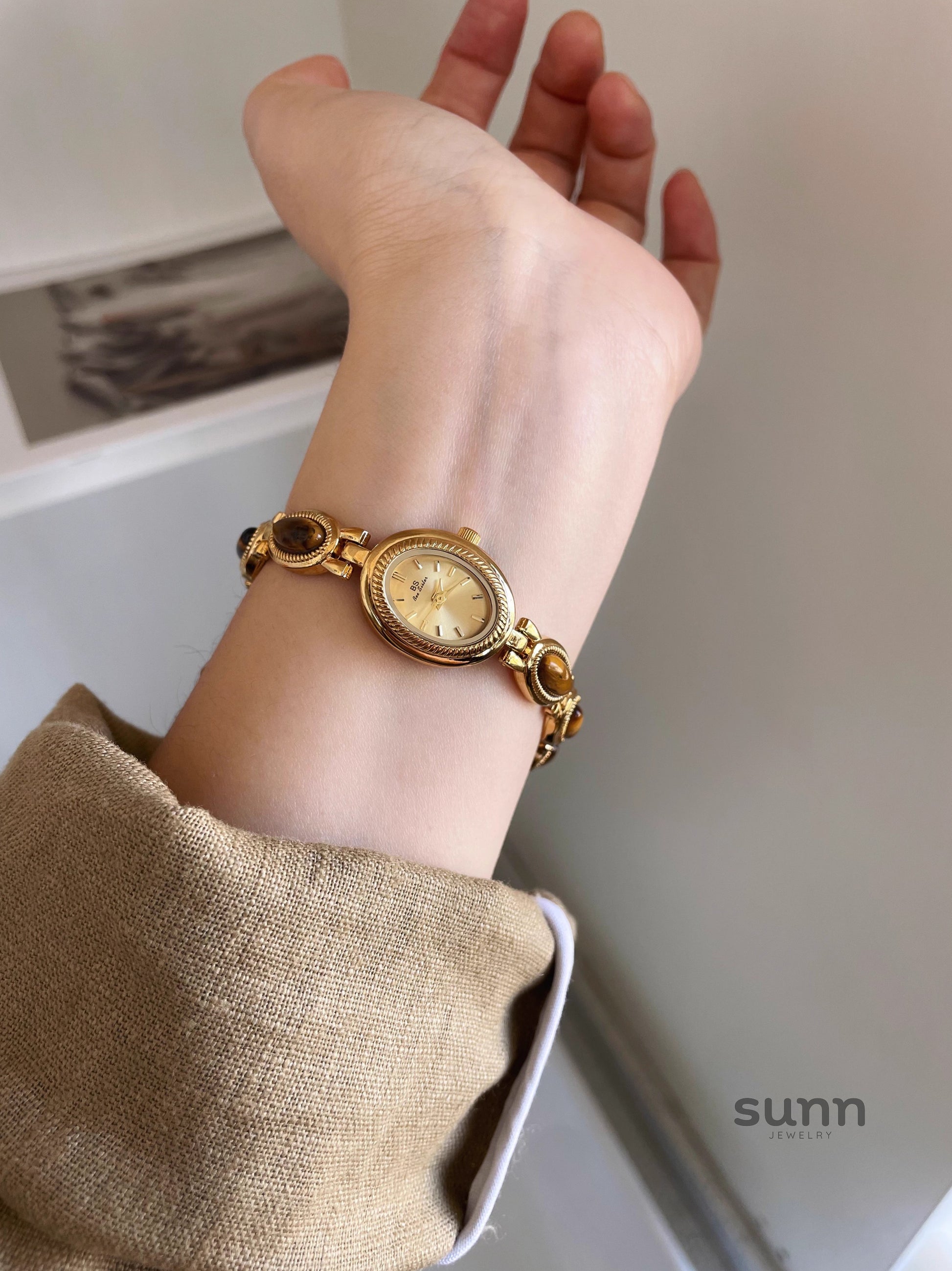 Kaizley Jade Bracelet Watch