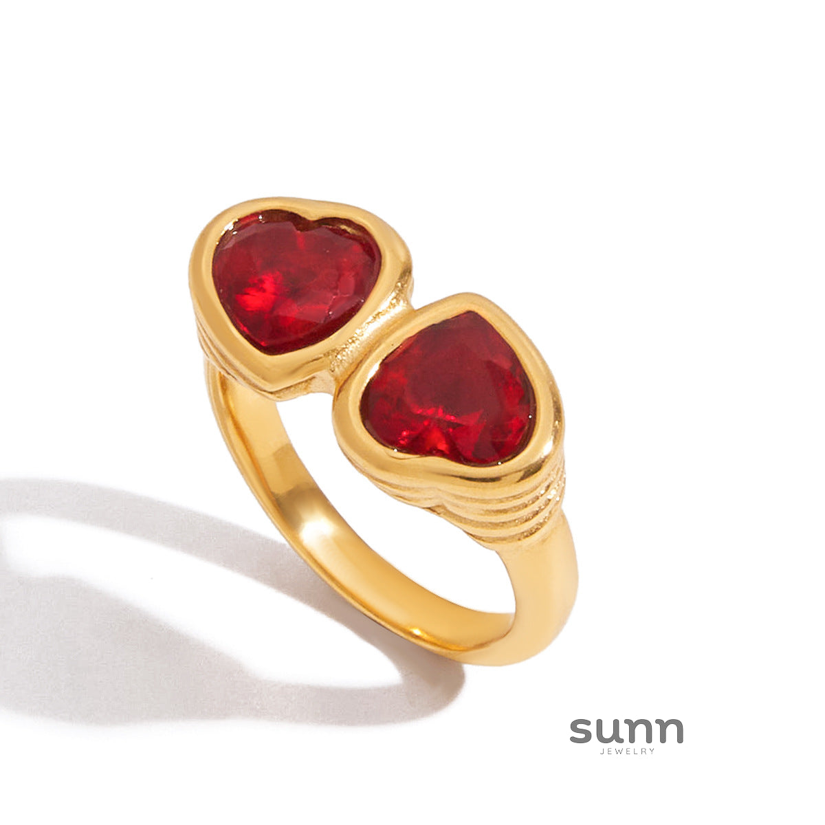 Kalaya Heart Cross Ring [J1U5YXK0]