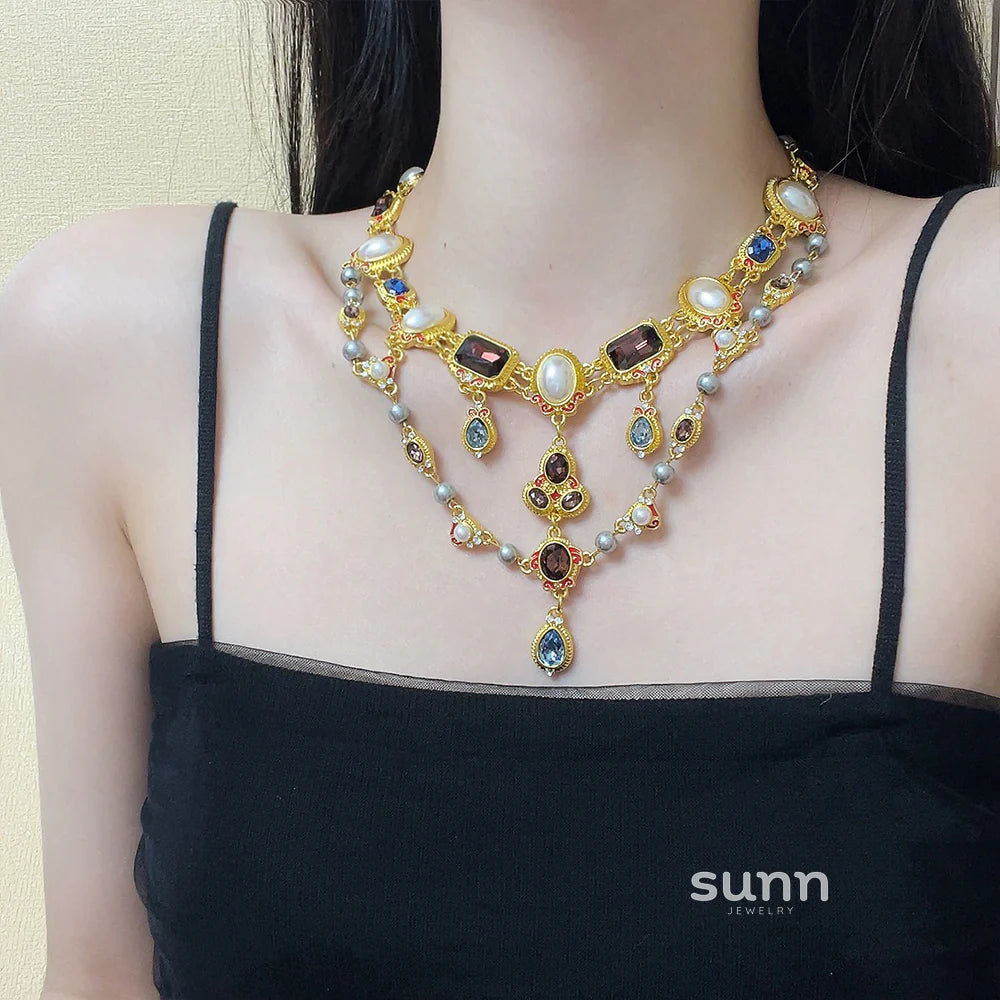 Kaleah Baroque Pearl Necklace