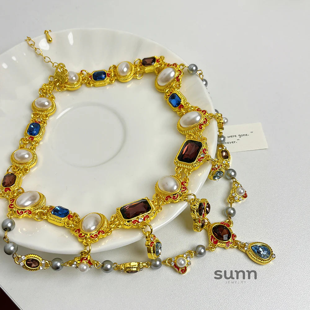 Kaleah Baroque Pearl Necklace