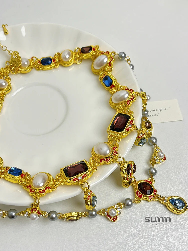 Kaleah Baroque Pearl Necklace
