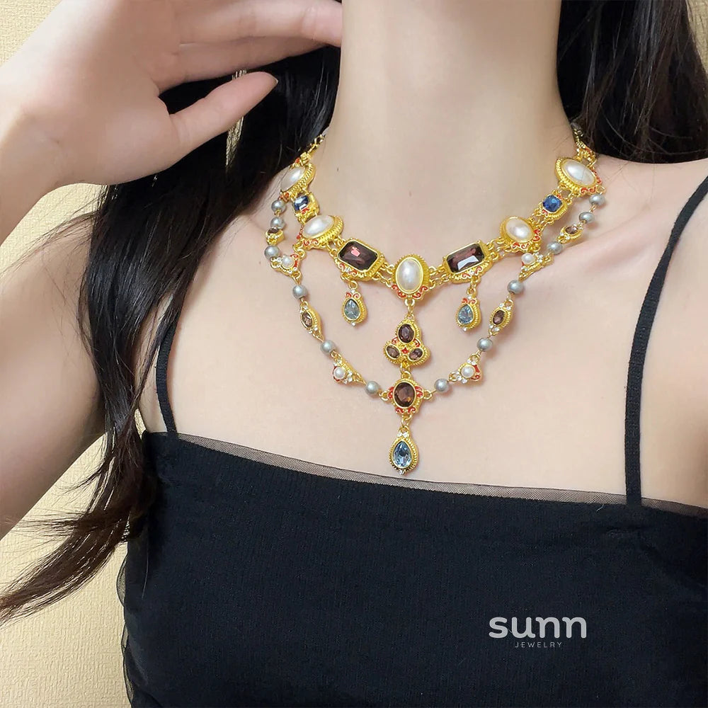 Kaleah Baroque Pearl Necklace