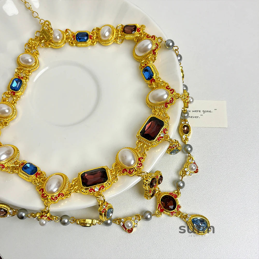 Kaleah Baroque Pearl Necklace