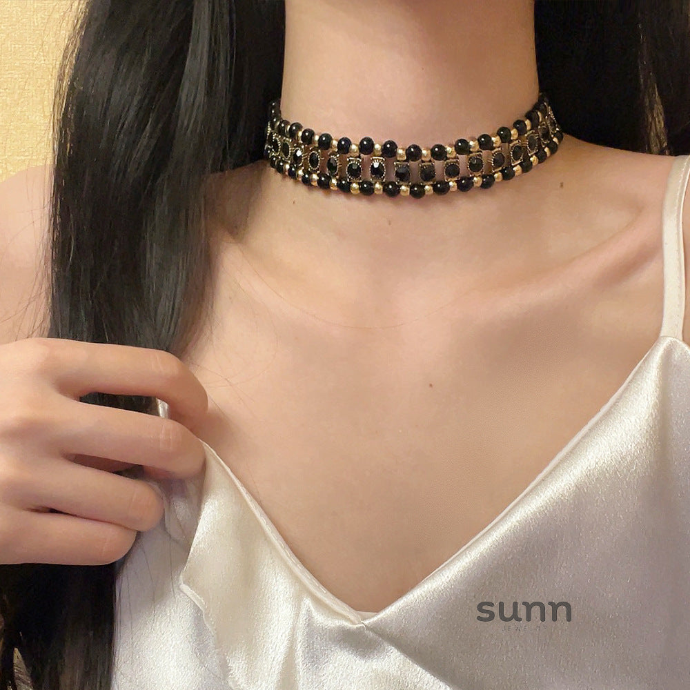 Kaleah Baroque Zircon Choker [2Q6Z5B94]