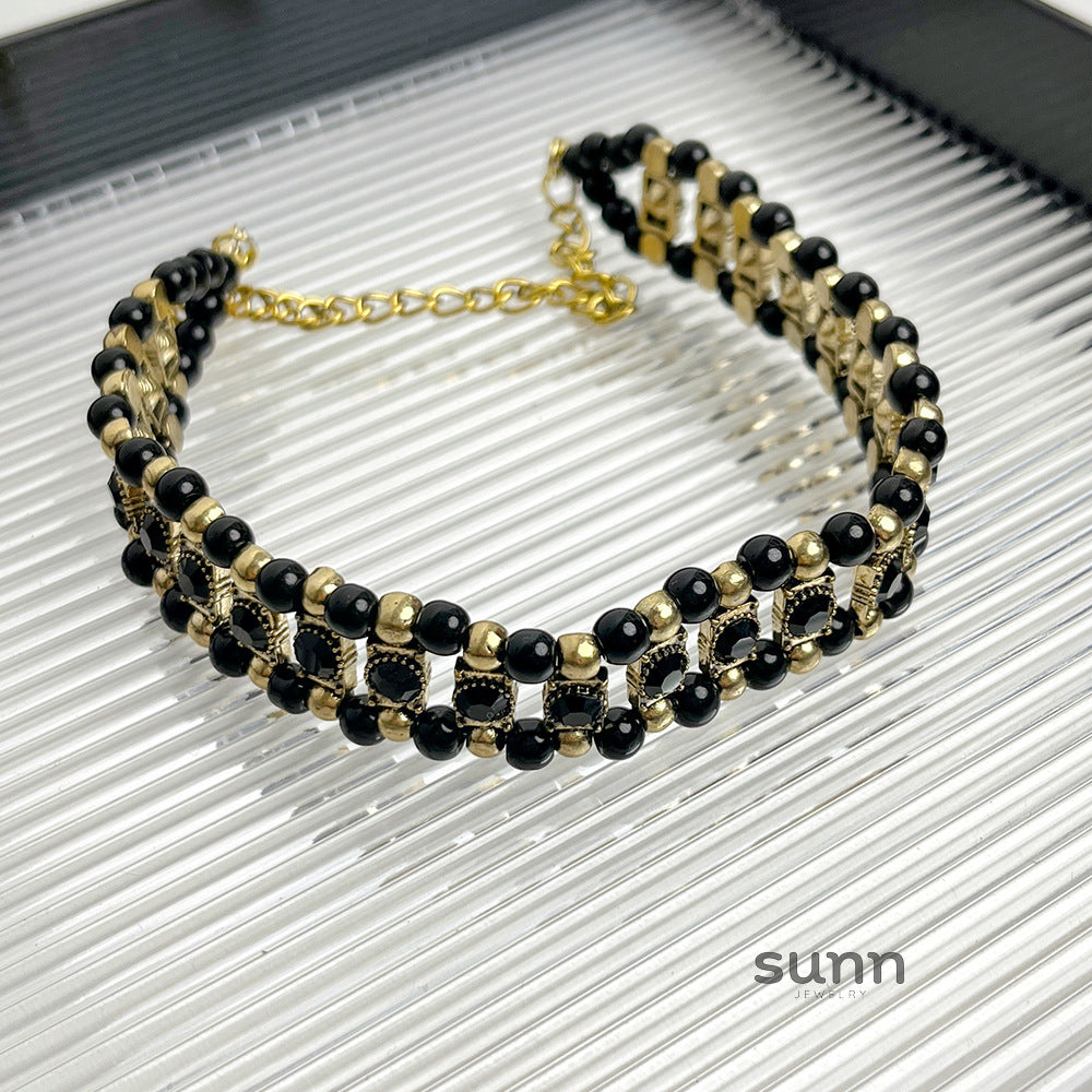 Kaleah Baroque Zircon Choker [8Z0N3KC7]