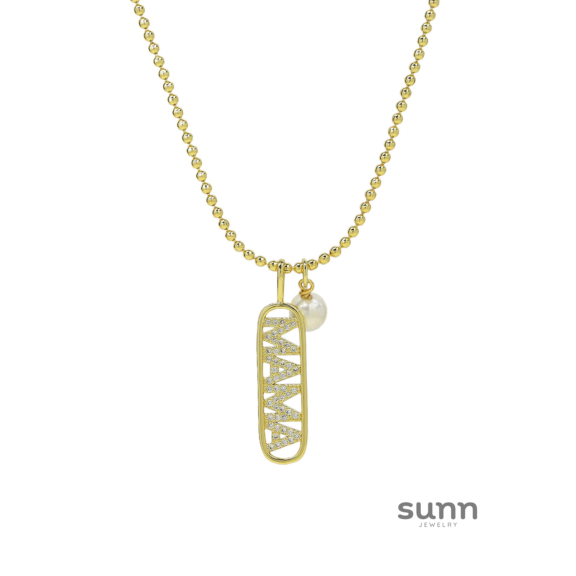 Kaleah Maman Pearl Necklace [N005NAVK]