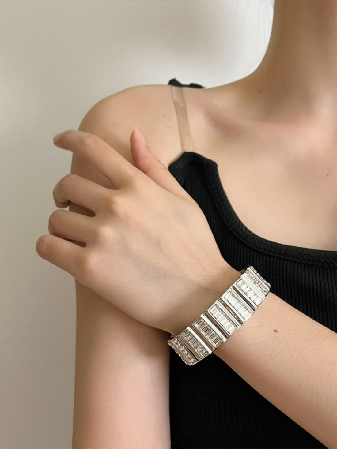 Kaleah Square Zircon Cuff [0X9Q0VS0]