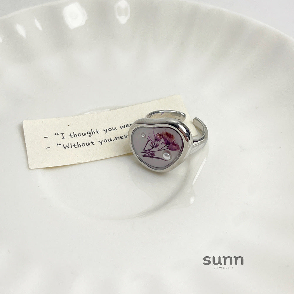 Kalena Tweed Rose Ring [SK3JR3HH]