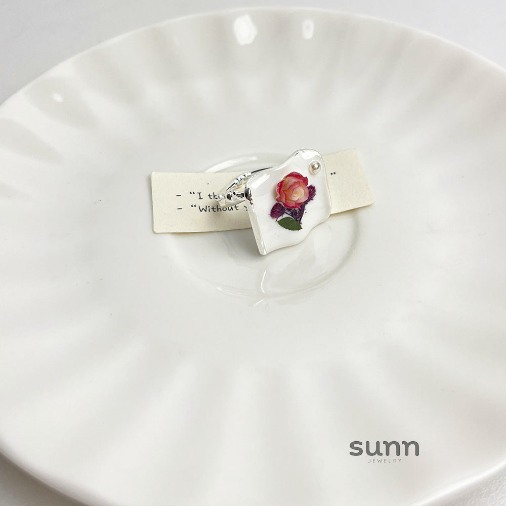 Kalena Tweed Rose Ring [GY3SUJ51]
