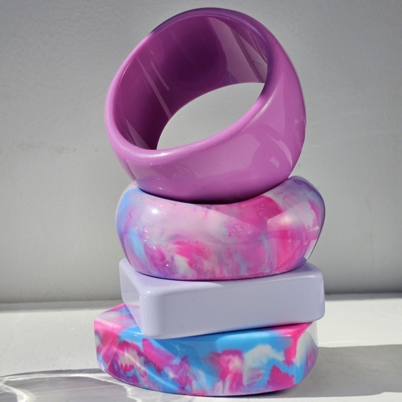 Kaleya Abstract Resin Bangle [8EXUSAZY]