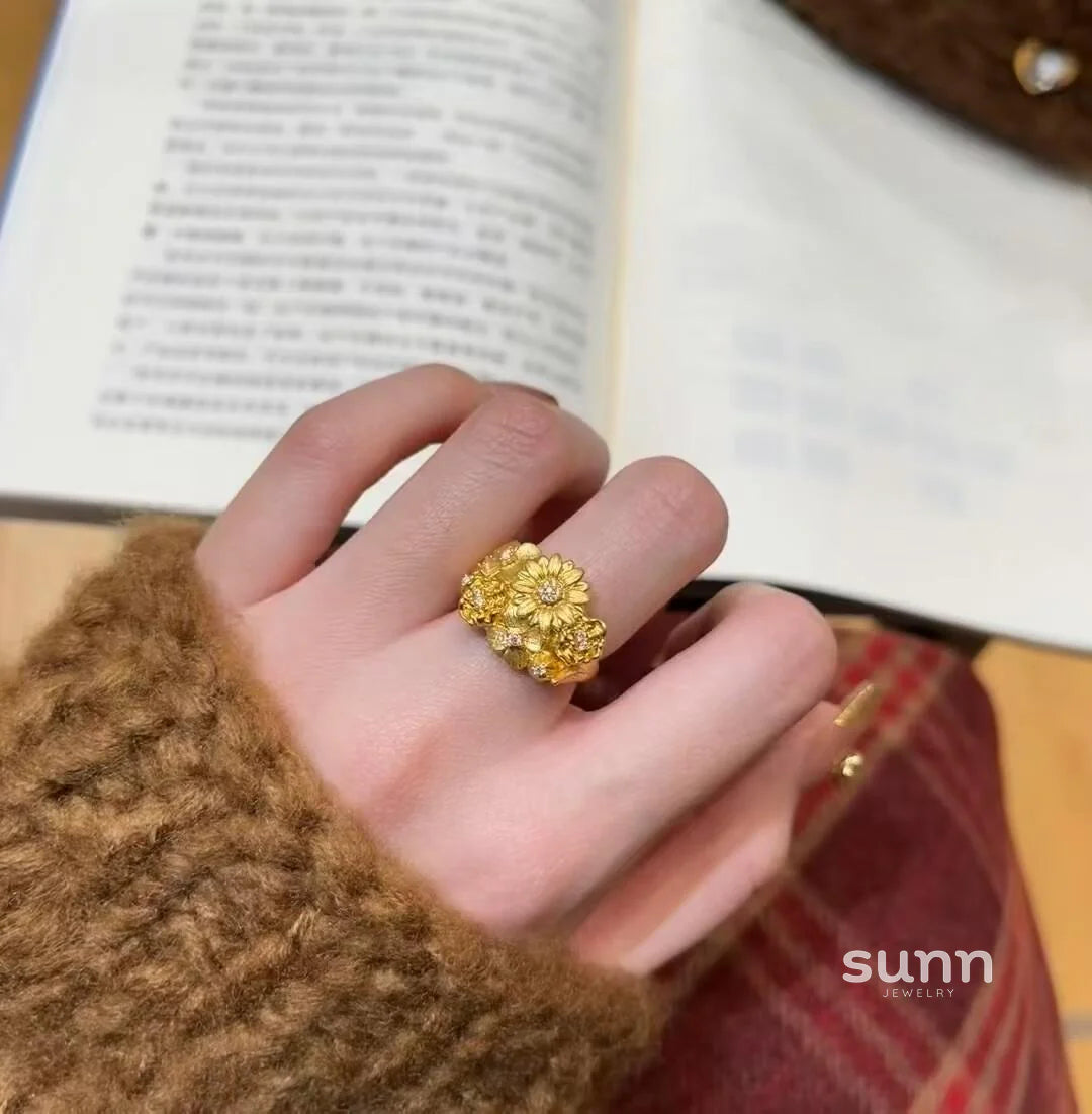 Kali Ornate Bloom Ring