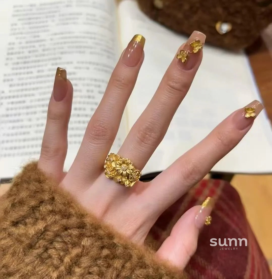 Kali Ornate Bloom Ring