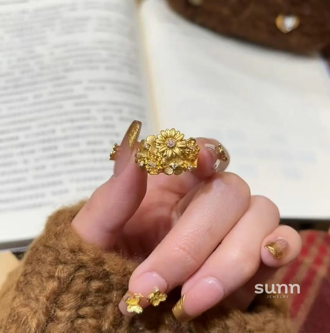 Kali Ornate Bloom Ring