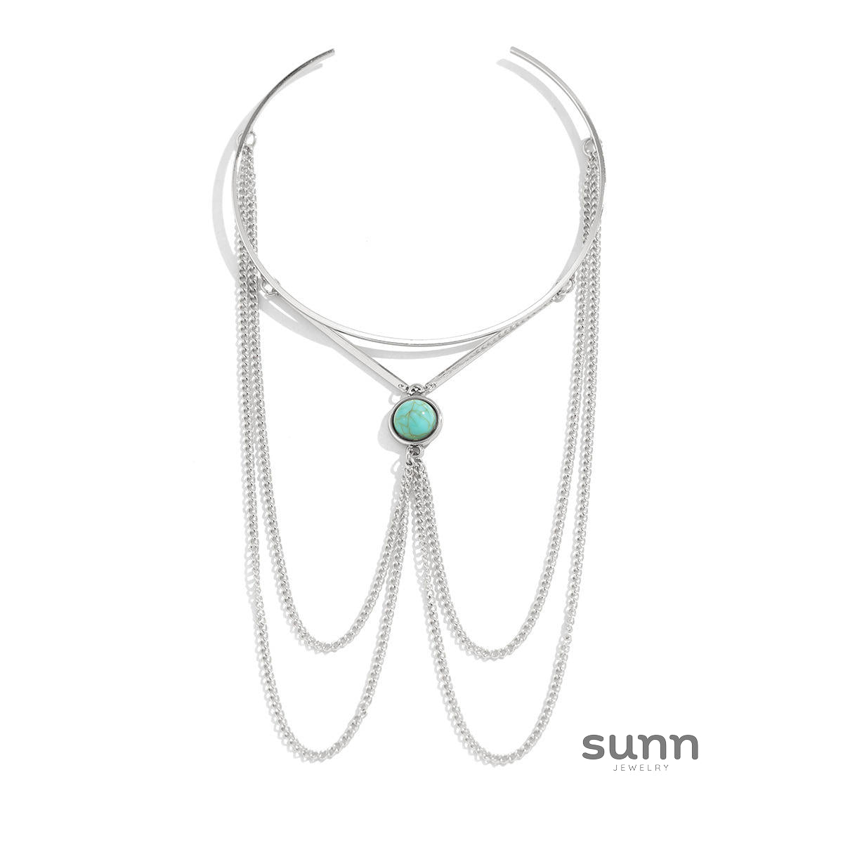 Kalia Boho Turquoise Body Chain [KA2DWWMH]