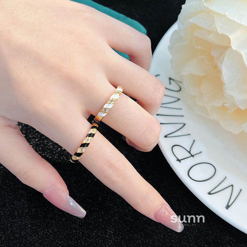 Kaliah Glaze Stackable Ring [6UAFVT7G]