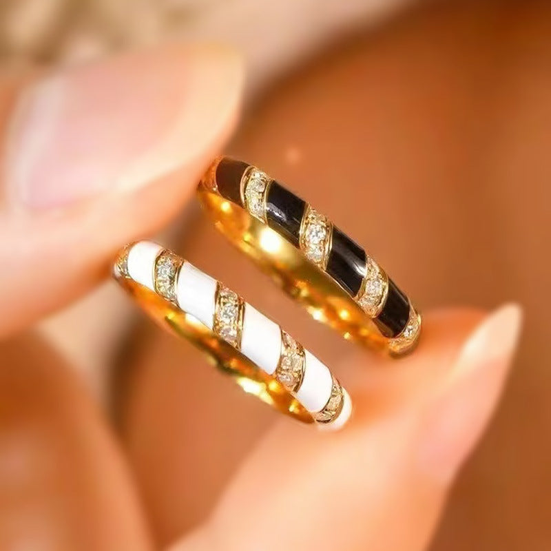 Kaliah Glaze Stackable Ring [4QVP0JLZ]