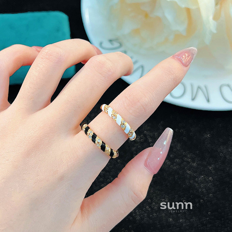 Kaliah Glaze Stackable Ring [DB4BX8NL]