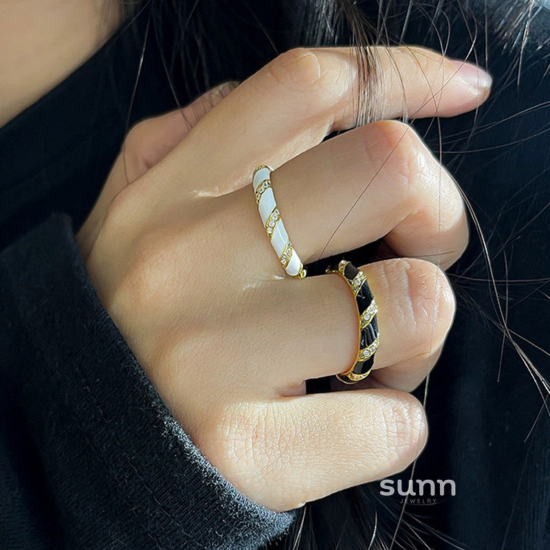Kaliah Glaze Stackable Ring [HD60Z9E0]