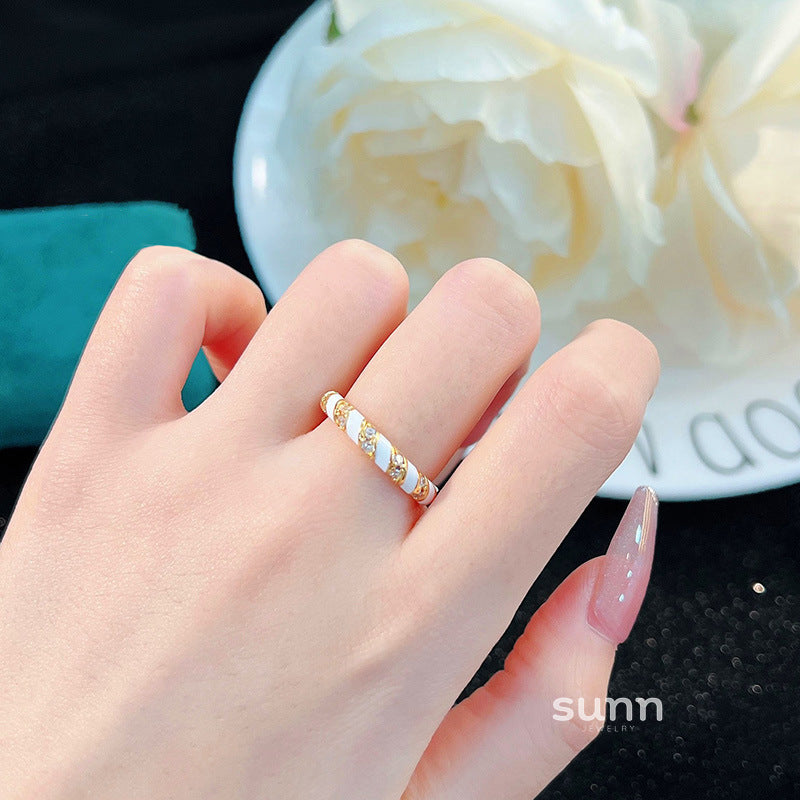 Kaliah Glaze Stackable Ring [L5K9C15G]