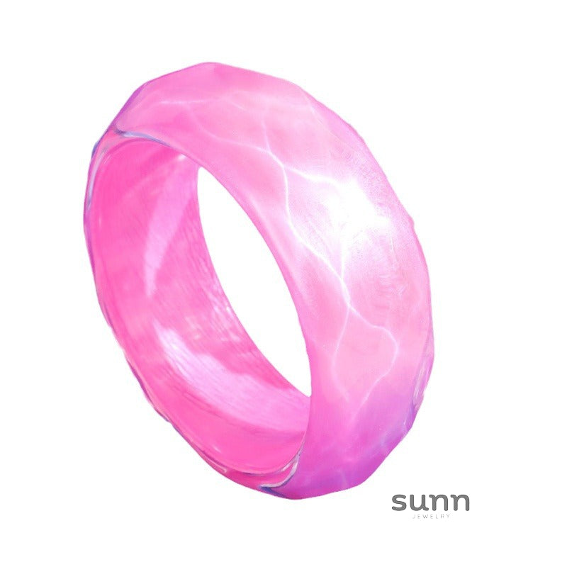Kalilah Glitter Resin Bangle [BCALXEFE]