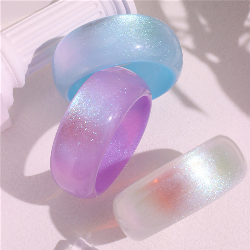Kalilah Glitter Resin Bangle [VHMP27K0]
