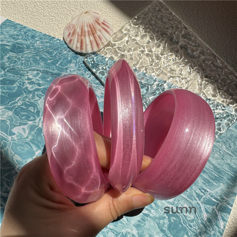Kalilah Glitter Resin Bangle [3RRUWULW]