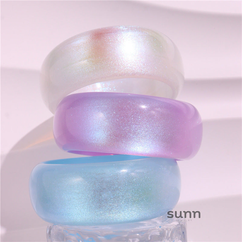 Kalilah Glitter Resin Bangle [YD75CN0L]
