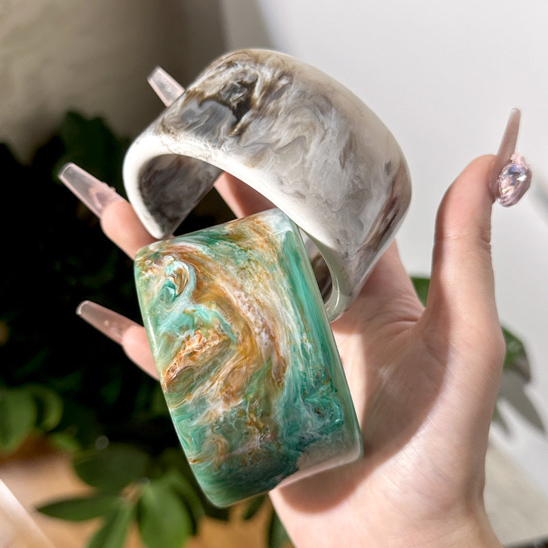 Kalilah Oil Painting Cuff Bracelet [FHJTXS3T]