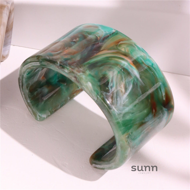 Kalilah Oil Painting Cuff Bracelet [ZSZGE10U]