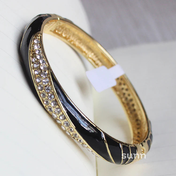 Kalina Enamel Cuff Bracelet