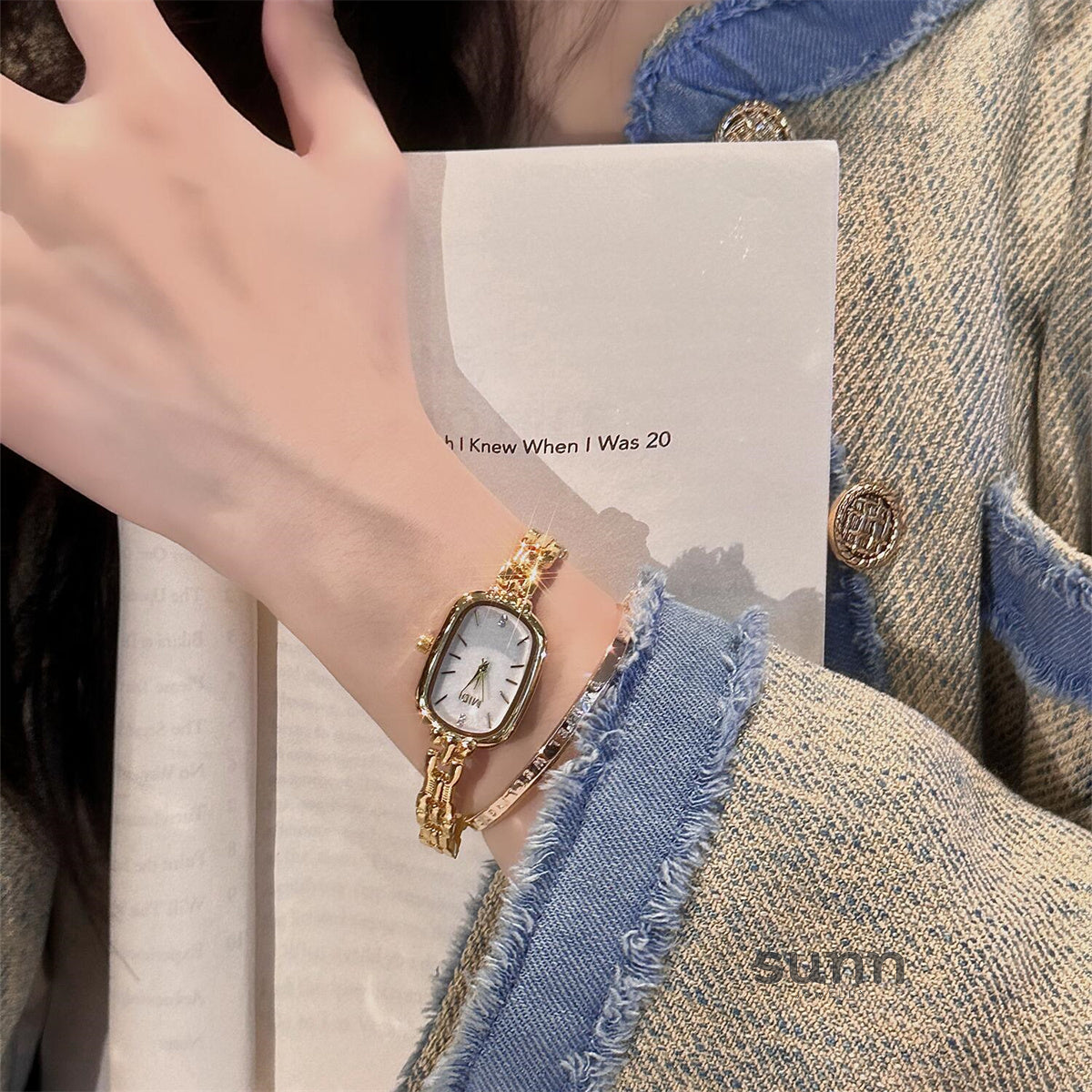 Kalise Mother-of-Pearl Bracelet Watch [BRCADFGH]