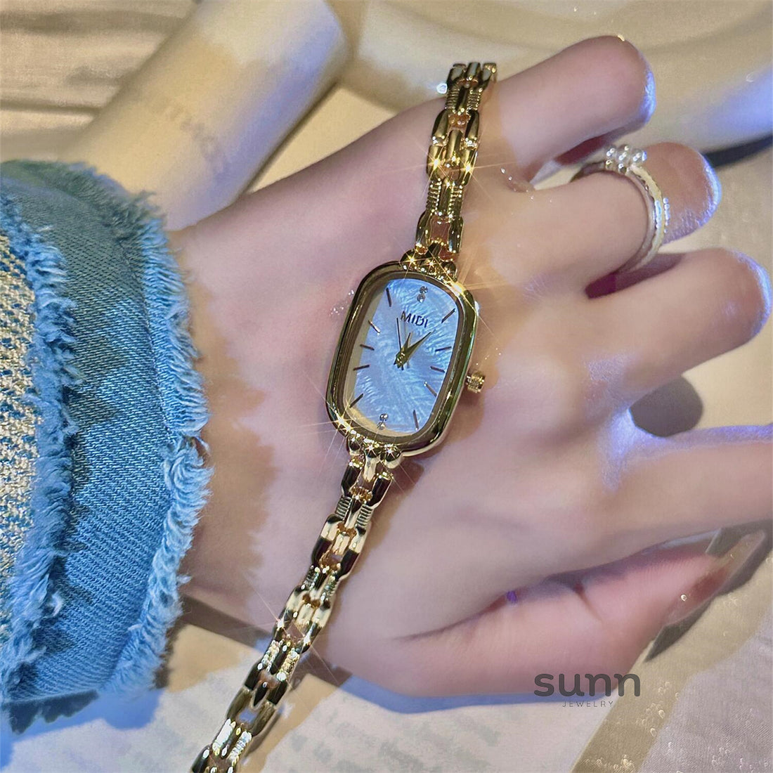 Kalise Mother-of-Pearl Bracelet Watch [5JL80D1K]