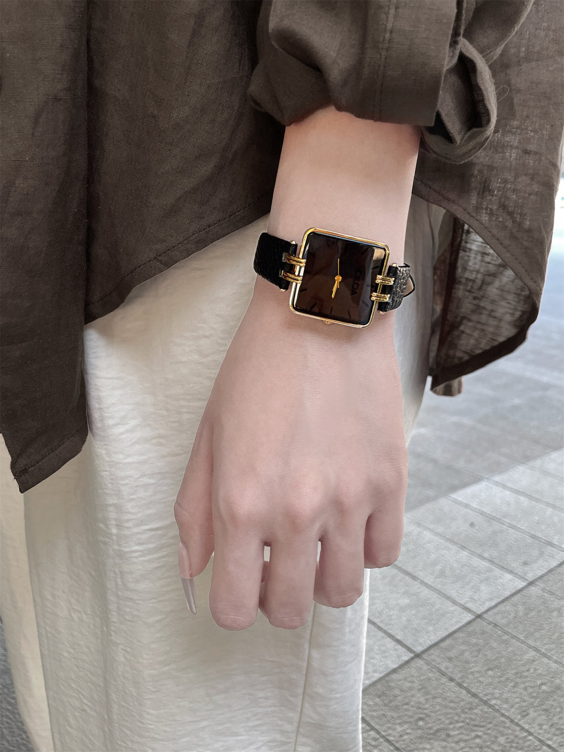 Kalise Petite Square Watch [KUX815J6]