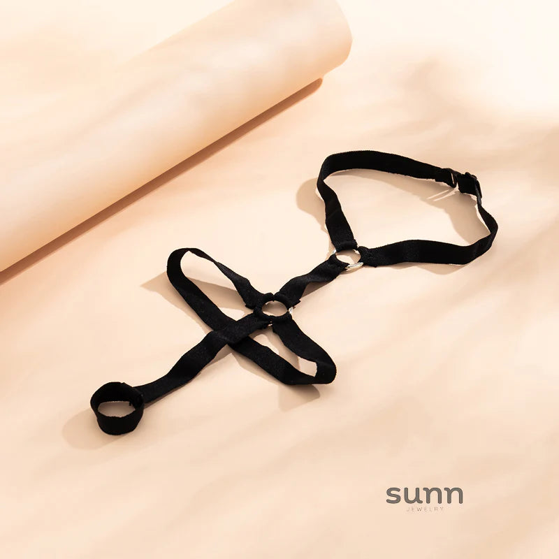 Kallie Elastic Strap Anklet