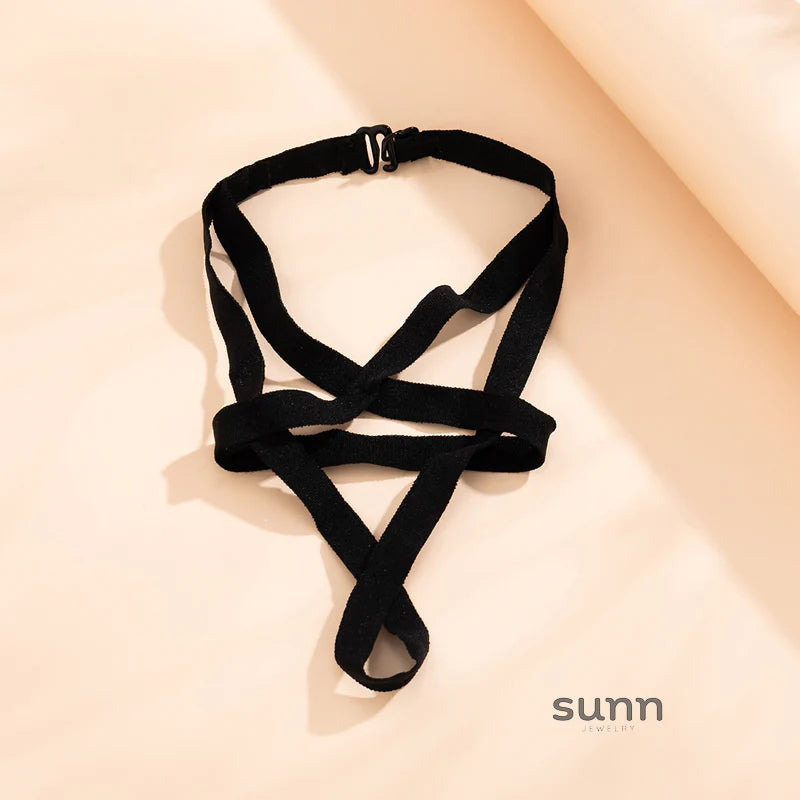 Kallie Elastic Strap Anklet