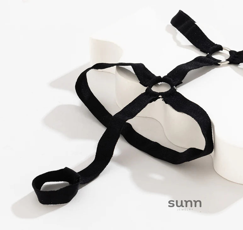 Kallie Elastic Strap Anklet