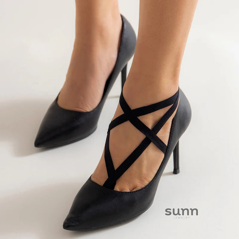 Kallie Elastic Strap Anklet