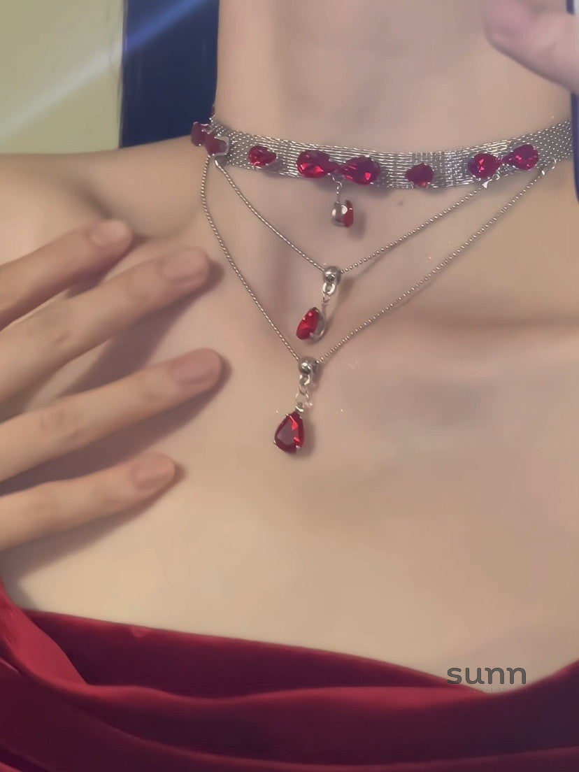 Kalyn Layered Zircon Necklace [EP5F5GQQ]
