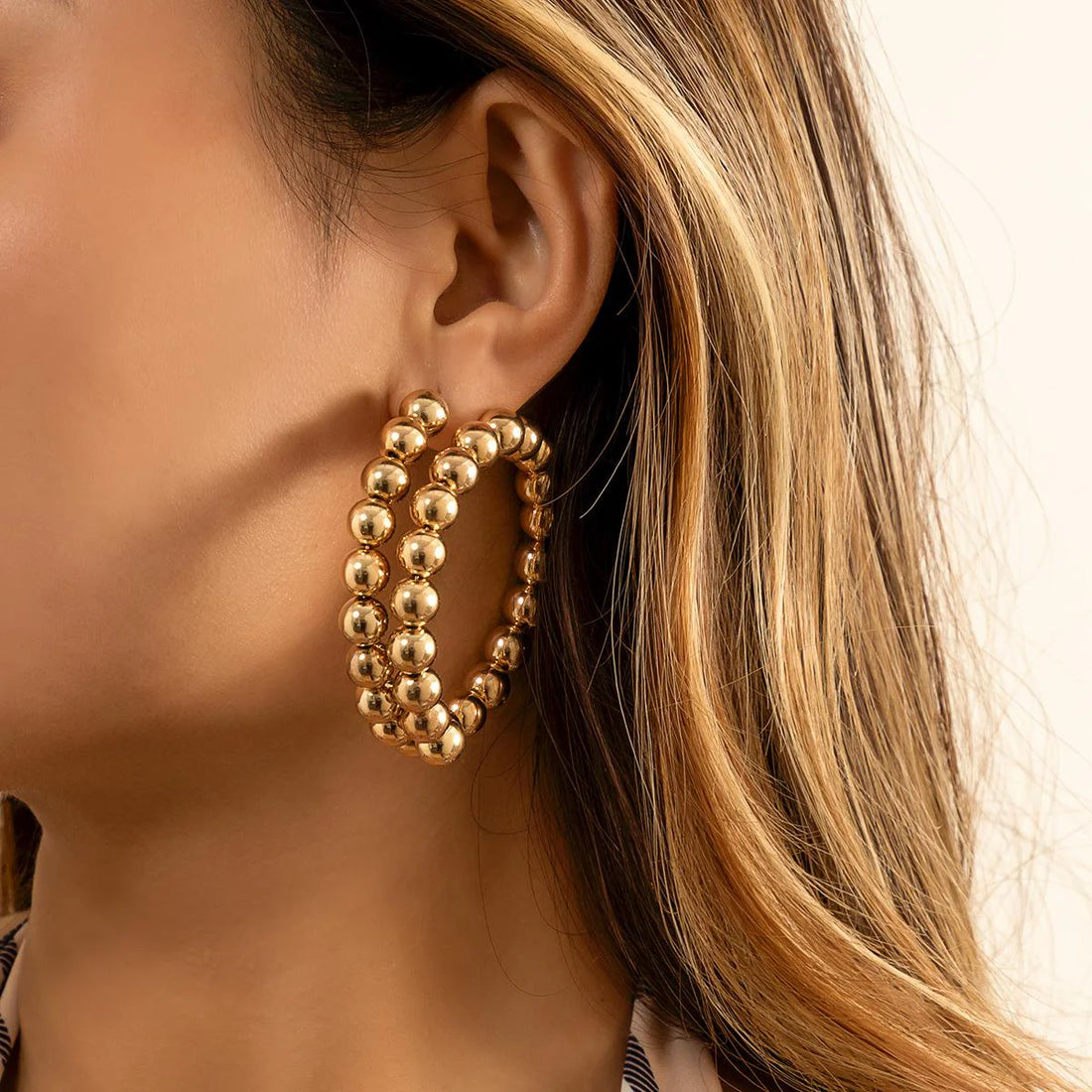 Kalyn Statement Hoop Earrings