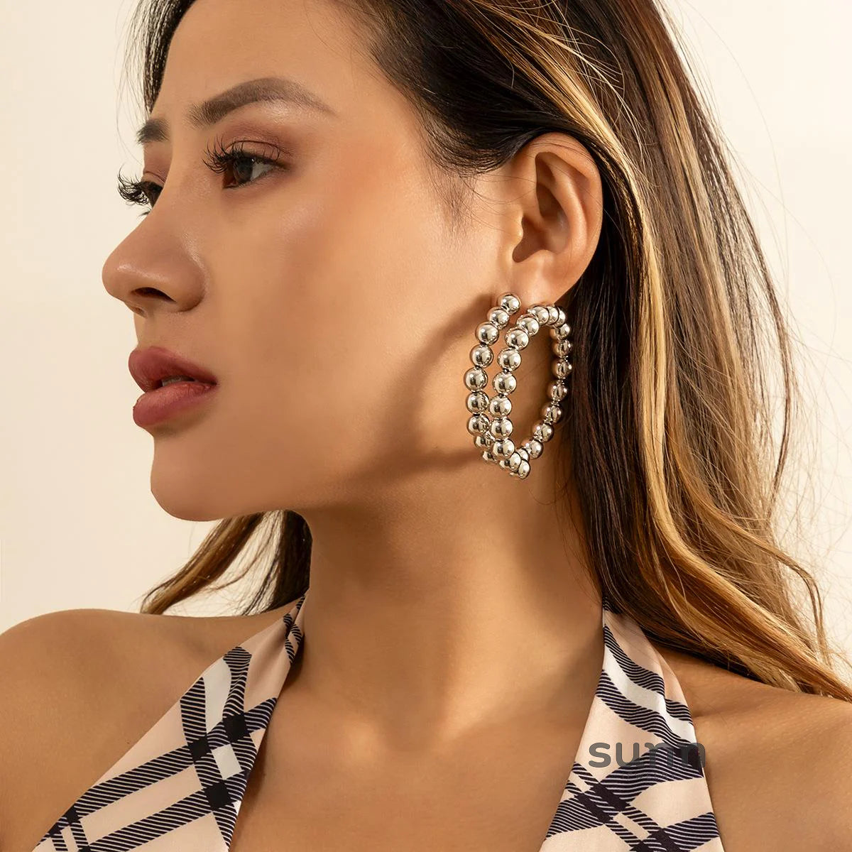 Kalyn Statement Hoop Earrings